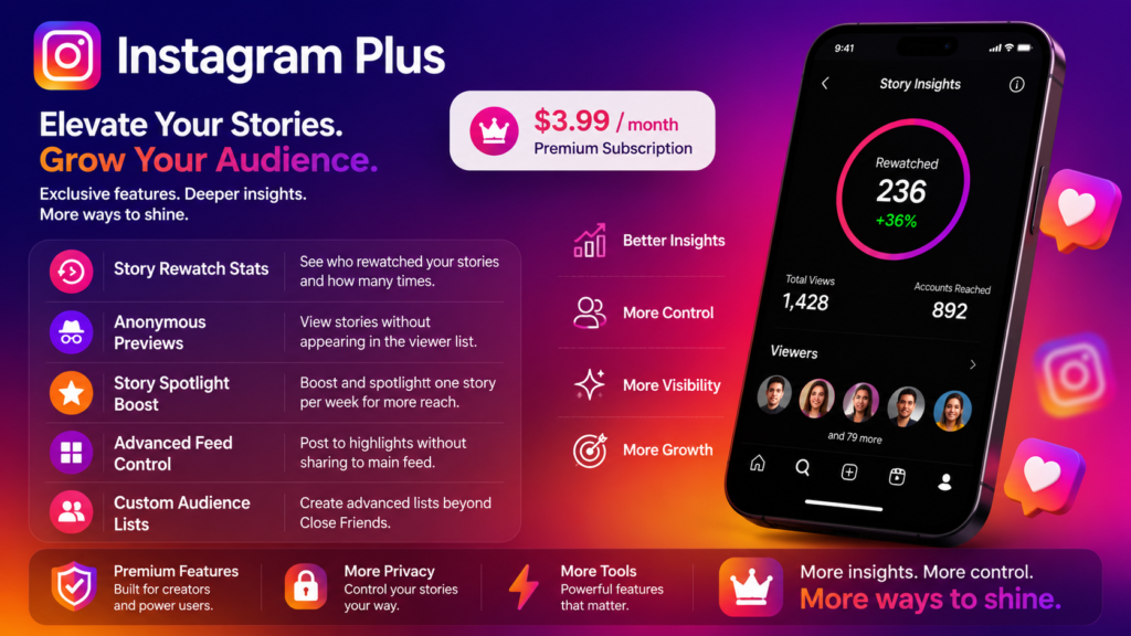 Instagram Plus Features